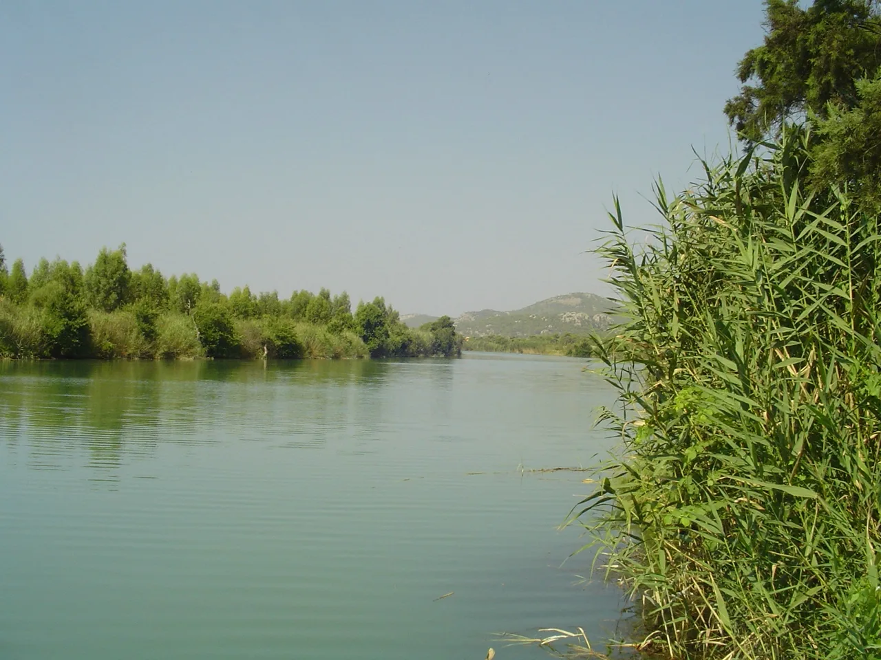 Paysage de la rivière Dalaman, photographie de 2005