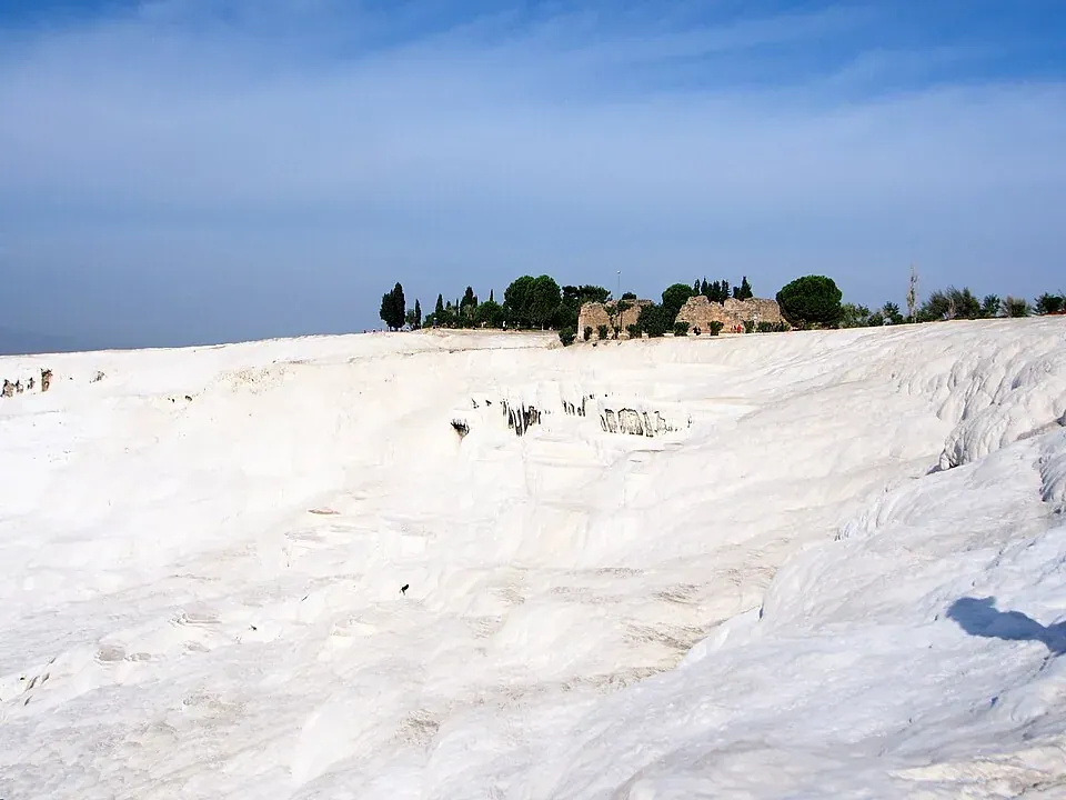 Travertijnterrassen van Pamukkale, foto uit 2014