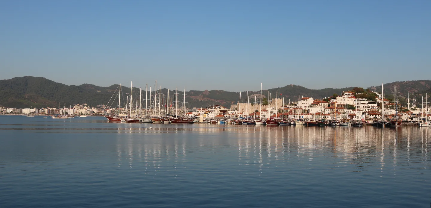 Marina di Marmaris vista dal porto